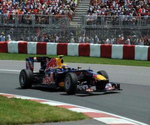 yapboz Mark Webber - Red Bull - 2010 Montreal